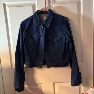 Citizens of humanity dark blue wash denim jacket